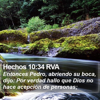 Hechos 10:34 RVA Bible Verse Image