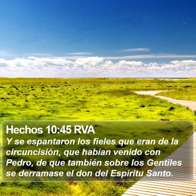 Hechos 10:45 RVA Bible Verse Image