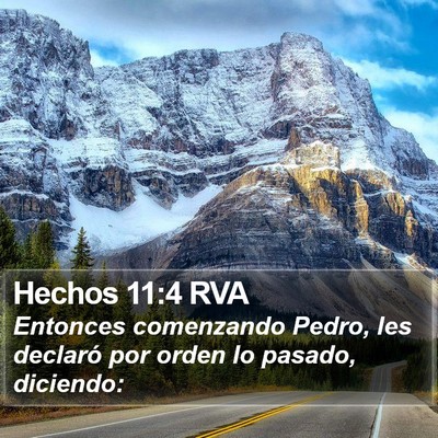 Hechos 11:4 RVA Bible Verse Image