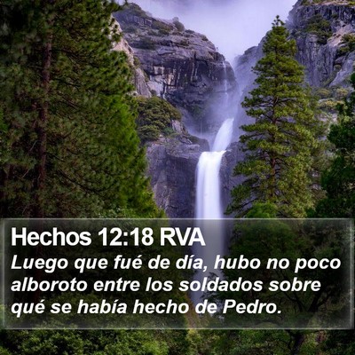 Hechos 12:18 RVA Bible Verse Image