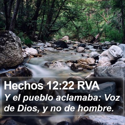 Hechos 12:22 RVA Bible Verse Image
