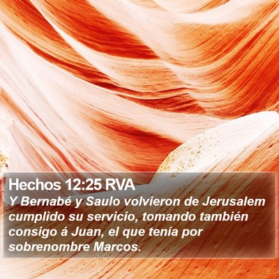 Hechos 12:25 RVA Bible Verse Image