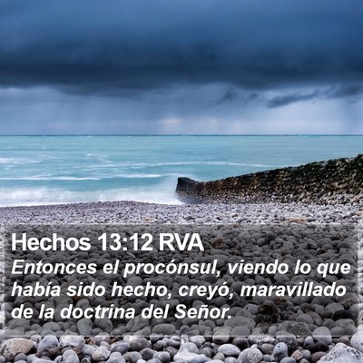 Hechos 13:12 RVA Bible Verse Image