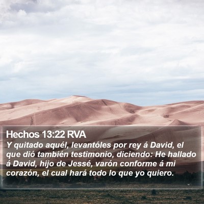 Hechos 13:22 RVA Bible Verse Image