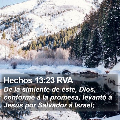 Hechos 13:23 RVA Bible Verse Image