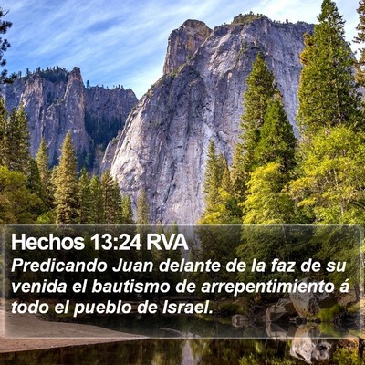 Hechos 13:24 RVA Bible Verse Image