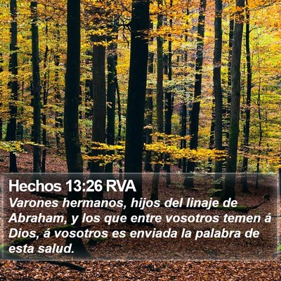 Hechos 13:26 RVA Bible Verse Image