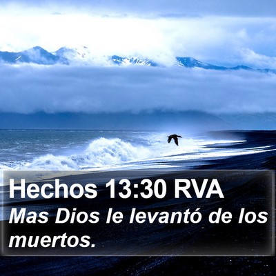 Hechos 13:30 RVA Bible Verse Image