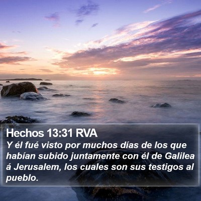 Hechos 13:31 RVA Bible Verse Image