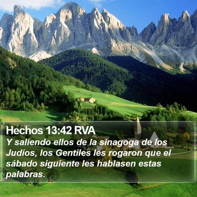 Hechos 13:42 RVA Bible Verse Image