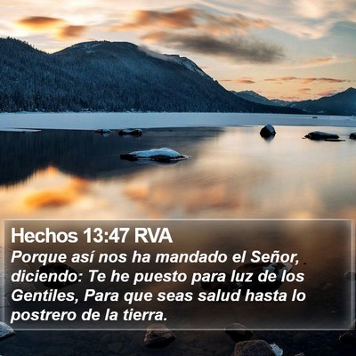 Hechos 13:47 RVA Bible Verse Image