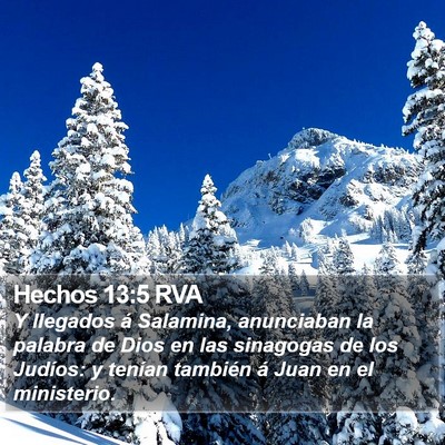 Hechos 13:5 RVA Bible Verse Image