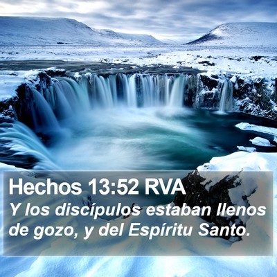 Hechos 13:52 RVA Bible Verse Image