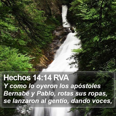Hechos 14:14 RVA Bible Verse Image