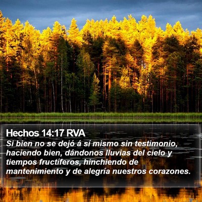 Hechos 14:17 RVA Bible Verse Image