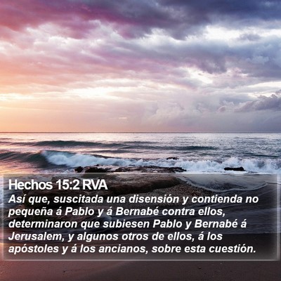 Hechos 15:2 RVA Bible Verse Image