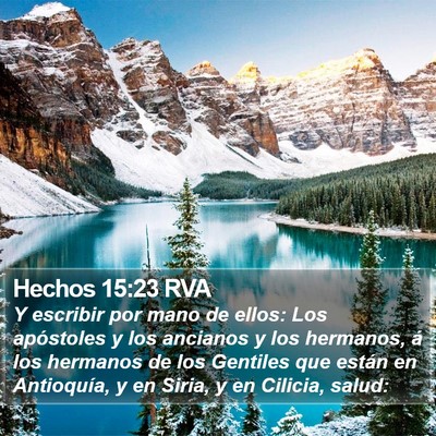 Hechos 15:23 RVA Bible Verse Image
