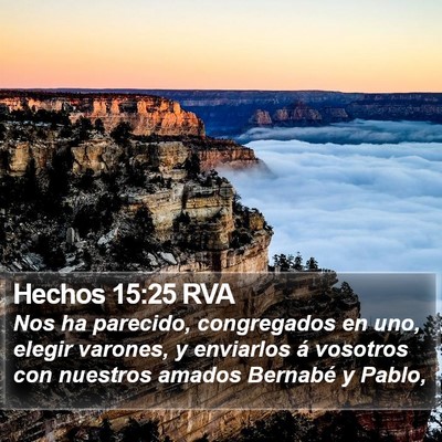 Hechos 15:25 RVA Bible Verse Image