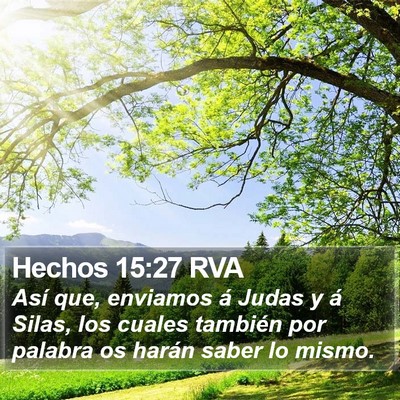 Hechos 15:27 RVA Bible Verse Image