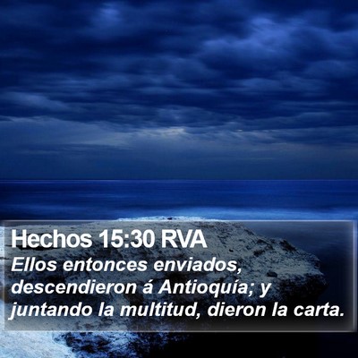Hechos 15:30 RVA Bible Verse Image