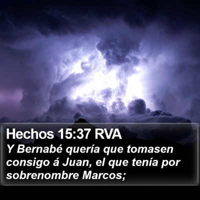 Hechos 15:37 RVA Bible Verse Image