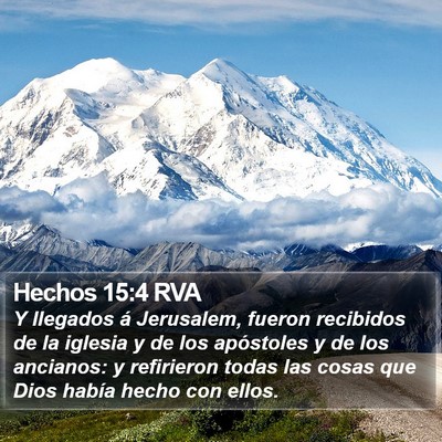 Hechos 15:4 RVA Bible Verse Image