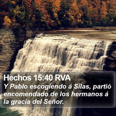 Hechos 15:40 RVA Bible Verse Image