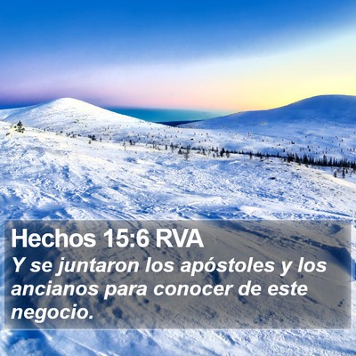 Hechos 15:6 RVA Bible Verse Image