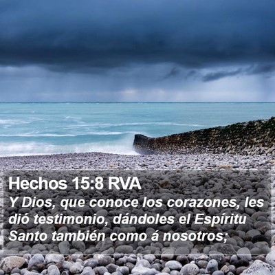 Hechos 15:8 RVA Bible Verse Image
