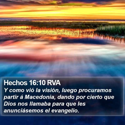 Hechos 16:10 RVA Bible Verse Image
