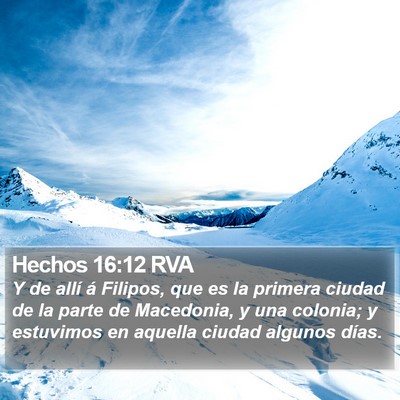 Hechos 16:12 RVA Bible Verse Image