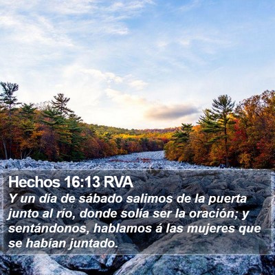 Hechos 16:13 RVA Bible Verse Image