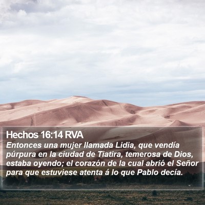 Hechos 16:14 RVA Bible Verse Image