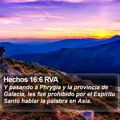Hechos 16:6 RVA Bible Verse Image