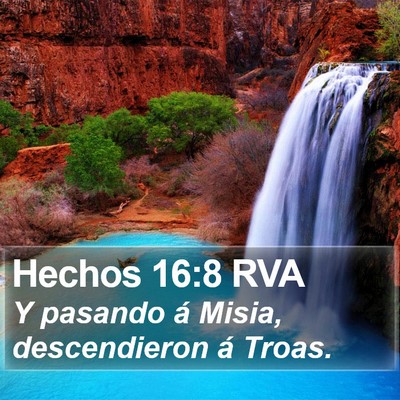 Hechos 16:8 RVA Bible Verse Image
