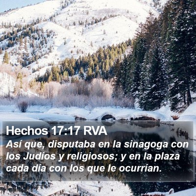 Hechos 17:17 RVA Bible Verse Image