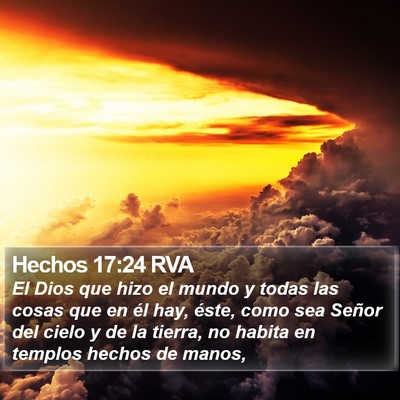 Hechos 17:24 RVA Bible Verse Image