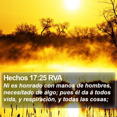 Hechos 17:25 RVA Bible Verse Image