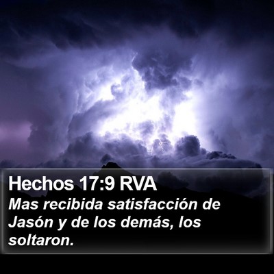 Hechos 17:9 RVA Bible Verse Image