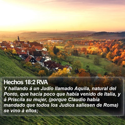 Hechos 18:2 RVA Bible Verse Image