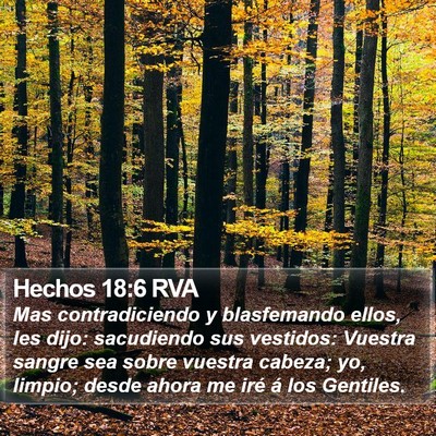 Hechos 18:6 RVA Bible Verse Image