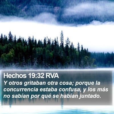 Hechos 19:32 RVA Bible Verse Image