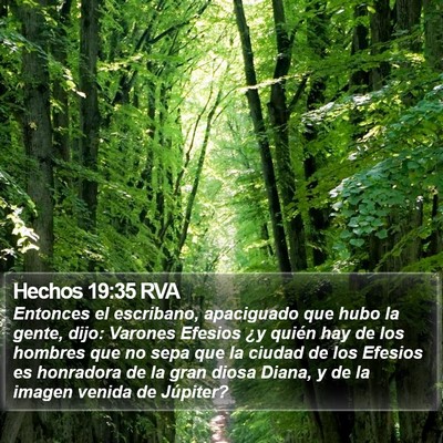 Hechos 19:35 RVA Bible Verse Image
