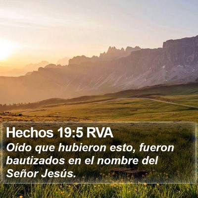 Hechos 19:5 RVA Bible Verse Image