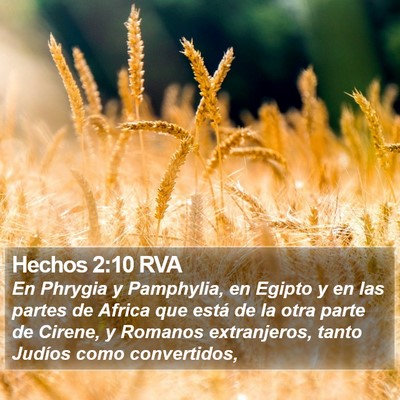 Hechos 2:10 RVA Bible Verse Image