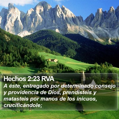 Hechos 2:23 RVA Bible Verse Image