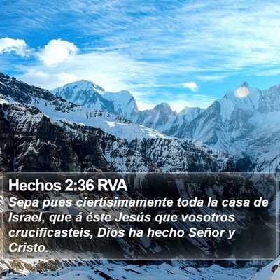 Hechos 2:36 RVA Bible Verse Image
