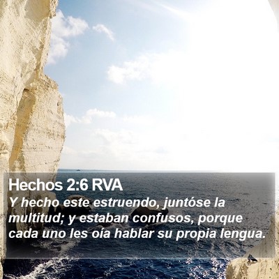 Hechos 2:6 RVA Bible Verse Image