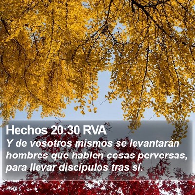 Hechos 20:30 RVA Bible Verse Image