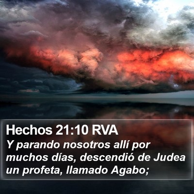 Hechos 21:10 RVA Bible Verse Image